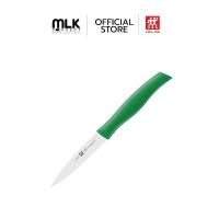 ราคา ZWILLING มีดเล็กแพริ่งสแตนเลสสตีล รุ่น Twin Grip100 มม. มีความคมและทนทาน สีเงิน ด้ามเขียว N38094101 (2419453334)