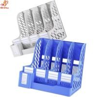 ราคา กล่องใส่แฟ้ม 4 ช่อง ใส่เอกสารพร้อมช่องใส่ปากกา สำหรับใส่เอกสารขนาด A4 และ F4 ชุดสำหรับจัดเก็บบนโต๊ะ พร้อมส่ง (25161990704)