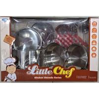 ราคา ของเด็กเล่นชุดเครื่องครัวสแตนเลสเซ้ตกล่อง (20910872047)