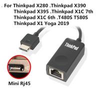ราคา สายแปลง RJ45 Mini สำหรับโน๊ตบุ๊ค Lenovo ThinkPad X13, L14, x390, x395, x280 | พอร์ตอีเธอร์เน็ตแปลงต่อ (46653837342)