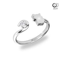 ราคา Zilvy - แหวนหญิงเพชรน้ำร้อย 0.03 กะรัต (GR1270) (28323512635)