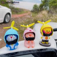 ราคา จูเลียแฟชั่น หมูน้อยสีชมพูรถอุปกรณ์เสริมลมหักรถน่ารักหมูเครื่องประดับหมวกกันน็อกใบพัดลมทําลายเป็ดขี่ขี่จักรยานตกแต่ง x5ย7 (41163160336)