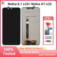 ราคา สําหรับ Nokia X7 LCD/Nokia 8.1 จอแสดงผล LCD หน้าจอสัมผัสหน้าจอสัมผัส Digitizer Assembly (42410711881)