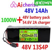 ราคา ✿18650 48V 14Ah Ebike Battery Samsung Lithium Ion Cells Pack Electric Bike Fit for E Bike Bafang Motor (29809358237)