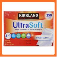 ราคา แผ่นน้ํายาปรับผ้านุ่ม Kirkland Signature แผ่นเครื่องเป่า 250ct (42411780100)
