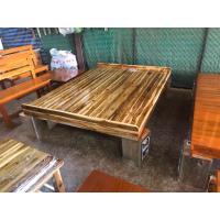 ราคา เตียงหัวบัง 5 ฟุต ไม้สักแท้‼️ ขาตรง (6452397225)