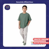 ราคา KATUN HONEST KIDS Levi Dusty Green เสื้อยืดธรรมดาขนาดใหญ่สําหรับเด็กผู้ชาย ผ้าฝ้าย 24s หนาพรีเมี่ยม อายุ 2-14 ปี (42226008352)