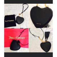 ราคา Juicy Couture กระเป๋าสะพายข้างรูปทรงหัวใจ ของแท้ ของใหม่ ป้ายห้อย (14779168719)