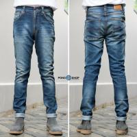 ราคา Lean Dean Peel Blue ยีนส์ทรงกระบอกเล็กกึ่งเดฟ Nudie ของแท้ 100% (1120807075)