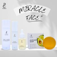 ราคา เพียวเรโอ-Miracle Face เซรั่ม มอยเจอร์ไรเซอร์ เอสเซนส์น้ำตบ สบู่อโวคาโด้ (28719526768)
