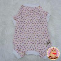 ราคา Samcin เสื้อยืดน่ารัก สำหรับน้องหมาน้องแมว ลายดอกไม้สีชมพู รหัส 028 (6211215783)