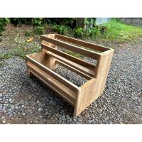 ราคา ชั้นวางของ 2 ชั้น วางขวดน้ำหวาน น้ำดื่ม ขวดเครื่องปรุง (22559467345)