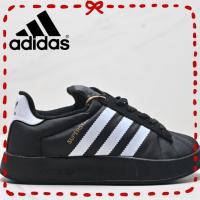 ราคา ขายร้อน รองเท้าผ้าใบ adidas originals SUPERSTAR HOME ''White/Black' รองเท้าลำลองรองเท้ากีฬา (25397415107)