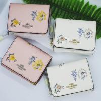 ราคา COACH กระเป๋าสตางค์ 3 พับเล็ก ลายดอก #COACH2924 (3939020073)