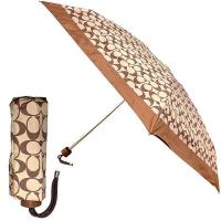 ราคา ร่มพับ Coach SIGNATURE MINI UMBRELLA ร่มพับเล็ก (13798524106)