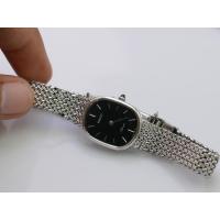 ราคา นาฬิกา Vintage มือสองญี่ปุ่น ladoFilhouette Black Dial ผู้หญิง ระบบ ไขลาน Swiss Made รูปทรงเบาะ 22mm ใช้งานได้ปกติ (27818154111)