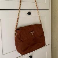 ราคา พร้อมส่ง!! Used PradaChain Brown มือสองของแท้ (54502447011)