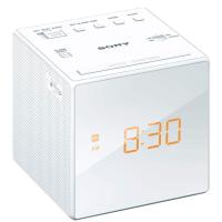 ราคา Sony Clock Radio ICF-C1: FM/AM/Wide FM Compatible Sleep Timer White ICF-C1 W (57604040105)