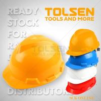 ราคา หมวกเซฟตี้ หมวกก่อสร้าง หมวกวิศวะ (HD) TOLSEN (21383891037)