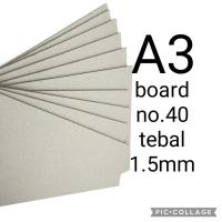 ราคา กระดานกระดาษแข็ง / กระดานเทา เบอร์ 40 A3 42x29.7ซม (25128996782)