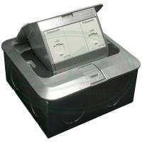 ราคา ปลั๊กป๊อปอัพ บล็อกป๊อปอัพ เต้ารับแลนคอมพิวเตอร์คู่ CAT5E DU6955LT9 Panasonic (2333146908)