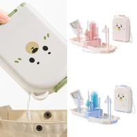 ราคา เฟอร์ทําความสะอาดแปรงเดินทางขวดนมแปรงที่มีราวตากผ้าขวดเปล่าแปรงขวดนมแปรงทําความสะอาดขวดนม (57154038464)