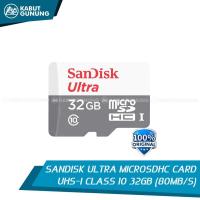 ราคา Sandisk Ultra microSDHC การ์ด UHS-I Class 10 32GB (80MB/s) (10383192755)