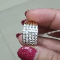 ราคา แหวนเพชรแถว 5 แถว เพชรแท้ ทอง 18K (19274618844)