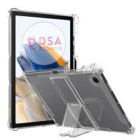 ราคา เคส Samsung Tab A9 A9+ / Softcase Samsung Tab A9+ / Tab A9 Silicone Anti Crack Stand Softcase TPU Casing Clear Black พร้อมช่องใส่ปากกา (41525846858)