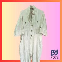 ราคา #F078/140 ZARA SIZE: S ชุดหมี ชุดช่าง (43009119084)