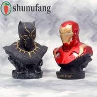 ราคา UNUF Black Panther รุ่น,รูปปั้น Marvel เดสก์ท็อปตกแต่ง Iron Man อะนิเมะรูป,เด็ก 16 ซม.เครื่องประดับตกแต่งบ้านอะนิเมะหน้าอกรุ่นห้องนั่งเล่น (46853121665)