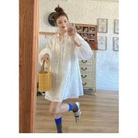 ราคา (white) White Mild (ขาว)เดรสลูกไม้ปักในตัวป้าย ypy (23773061795)