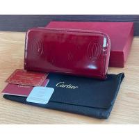 ราคา CARTIER PURSE HAPPY BIRTHDAY PATENT LEATHER RED WOMEN USED (25974016152)