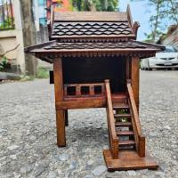 ราคา ศาลพระภูมิบ้าน ขนาดกลาง โล่ง ศาลไม้เจ้าที่ ศาลไม้เรือนไทย ศาลตายายไม้ บ้านทรงไทย ไม้แกะสลัก ใหญ่ ของตกแต่งบ้าน บ้านไม้ (26879407408)