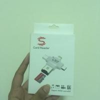 ราคา idragon -4in1 otg card reader-Tf,lightning 8pin,micro usb,type-c- (2382168886)