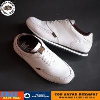 ราคา รองเท้าผ้าใบลําลองผู้ชายหนังแท้ 100% CEVANY EZRA สีขาว ORIGINAL ch (56253942409)