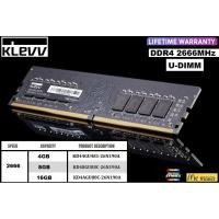 ราคา KLEVV U-DIMM DDR4 2666MHz PC RAM (แรมพีซี) KLEVV U-DIMM DDR4 2666MHz CL19 288 Pin 1.2V - รับประกันตลอดอายุการใช้งาน (7003473799)