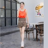 ราคา กางเกงกระโปรงขาสั้นลายไทย กระเปงลายไทย (27730174909)