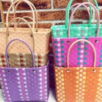 ราคา กระเป๋าเส้นสานพลาสติก แฟชั่น (6730402092)