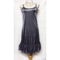 ราคา ชุดซับในต่อชายระบาย รุ่นระบาย 2 ชั้น ชึฟองตัดขอบลูกไม้(สีเทาดำ) (2535654461)