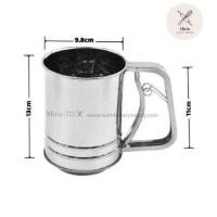 ราคา ที่ร่อนแป้งสแตนเลส 2 ชั้น มือบีบ 9125 (48151044430)