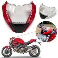 ราคา Windscreen For DUCATI Monster 797 821 1200S 2014 2015 2016 Naked Bike Windshield Smoke Deflector Wi (56603355677)