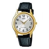 ราคา Casio Standard นาฬิกาข้อมือผู้ชาย- สีเงิน สายหนังสีดำ รุ่น MTP-1093Q-7B1 (859392318)