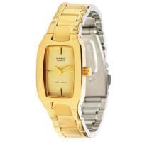 ราคา Casio นาฬิกาข้อมือผู้หญิง สายสแตนเลส สีทอง รุ่น LTP-1165N-9C ( Gold ) (284842034)