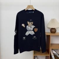 ราคา Ralph Lauren Pitching Bear25Heavy Wool Embroidery Unisex Crew Neck Sweater Knitwear Jacquard (45203340652)