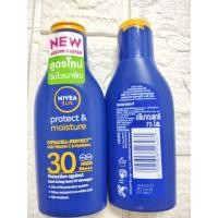 ราคา NIVEA Sun Protect & Moisture SPF30 UVA/UVB Body Lotion 75ml นีเวีย ซัน โพรเท็คแอนด์มอยซ์เจอร์ เอสพีเอฟ30 ยูวีเอ/บี 75ml (43205881704)