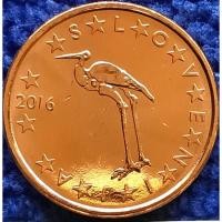 ราคา เหรียญ​ยูโร​ สโลเวเนีย​ Slovenia, 1 Euro Cent,​ #​1682, ไม่​ผ่าน​ใช้​ UNC (18321141267)