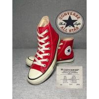 ราคา รองเท้ามือสอง รองเท้าผ้าใบ Converse Chuck Taylor All Star แท้100%จากญี่ปุ่น ทรงหุ้มข้อสีแดง เบอร์4.5/23.5cm (48603812647)