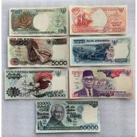 ราคา ธนบัตรรุ่นเก่าของประเทศอินโดนีเซีย ปี1992-1995 ยกชุด7ใบ (26375103363)
