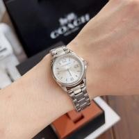 ราคา [ของแท้สั่งซื้อต้นฉบับบรรจุภัณฑ์กล่อง] COACH COACH GRAEYSON Series Ladies Steel Band Quartz Ladies Watch Tanabata Gift (43227584475)